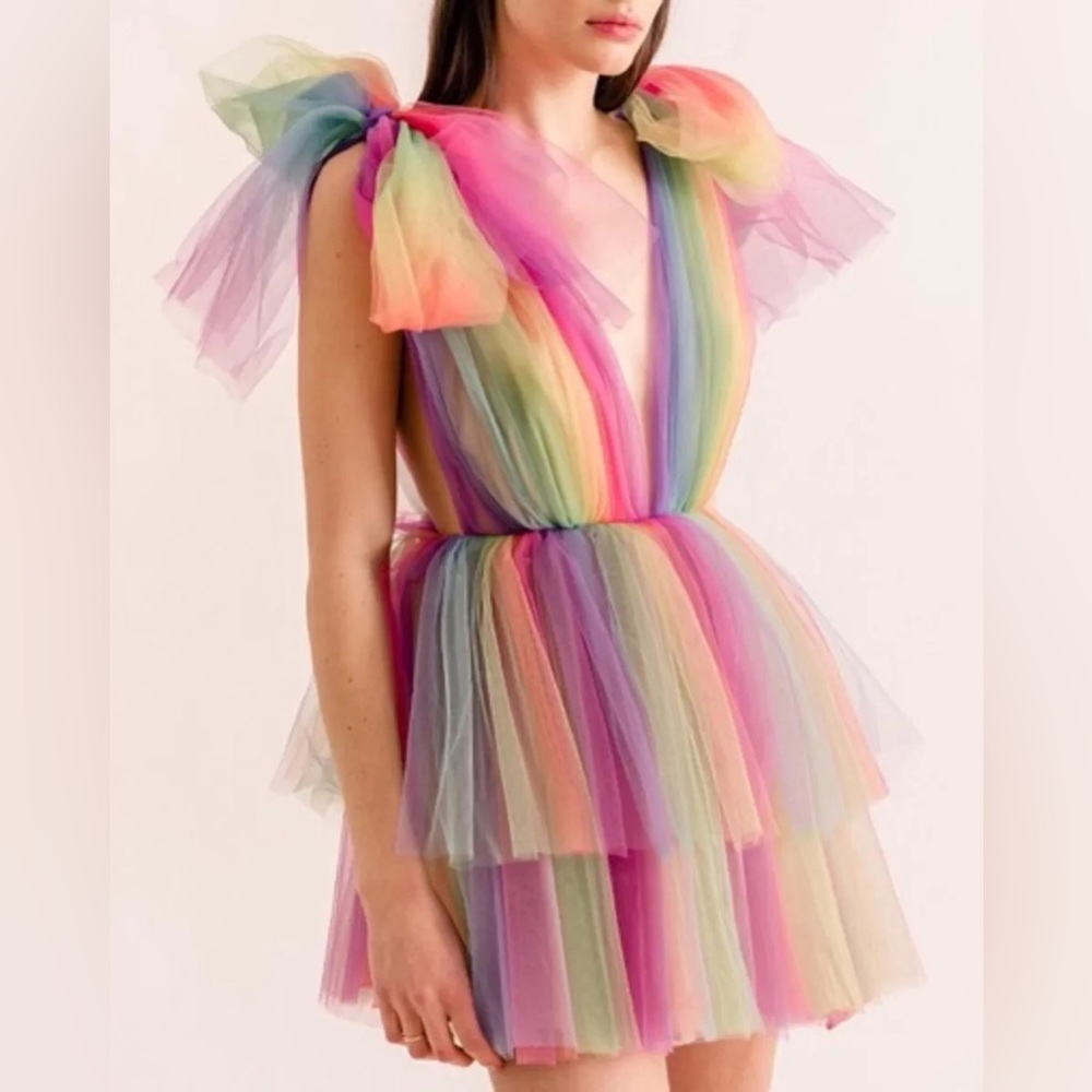 NWOT LIRIKA MATOSHI DREAM COME TRUE MINI DRESS SZ XL